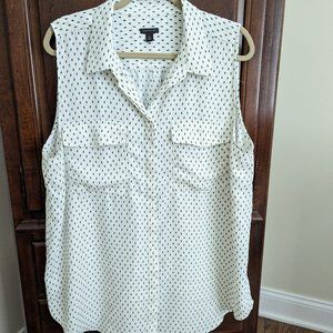 Ann Taylor Sleeveless Blouse XXLTall